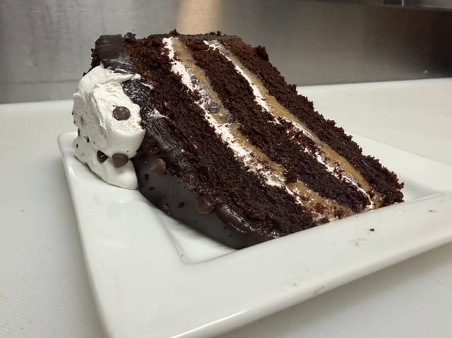 Marshmallow Chocolate Chip Cookie Dough Cake.