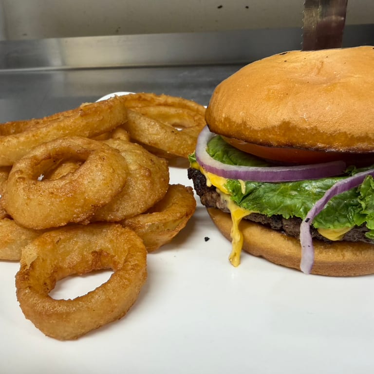 Indulge in Our Cheeseburger