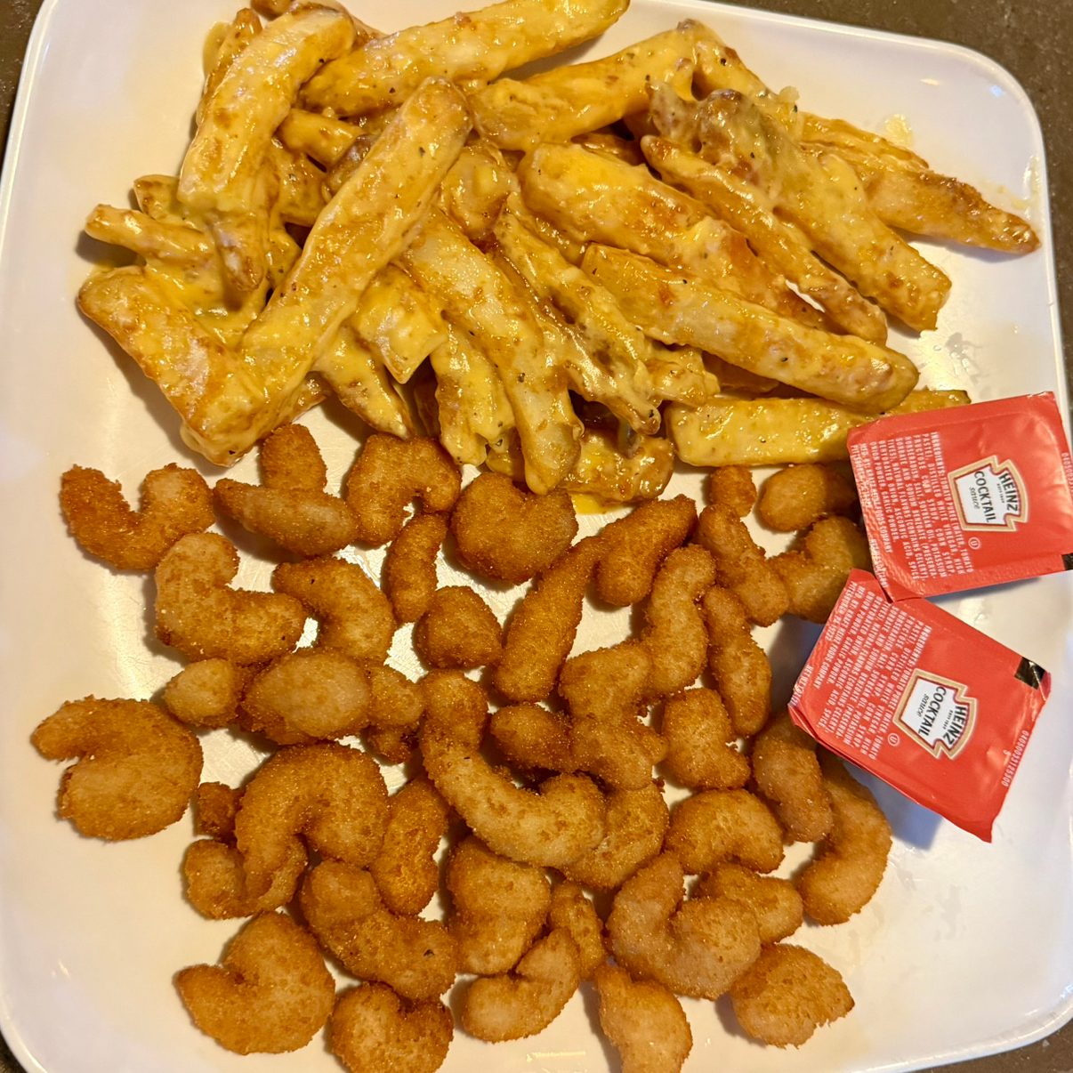 Popcorn Shrimp.