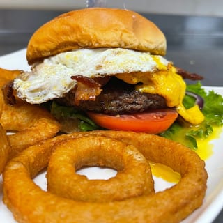 Egg Drop Burger