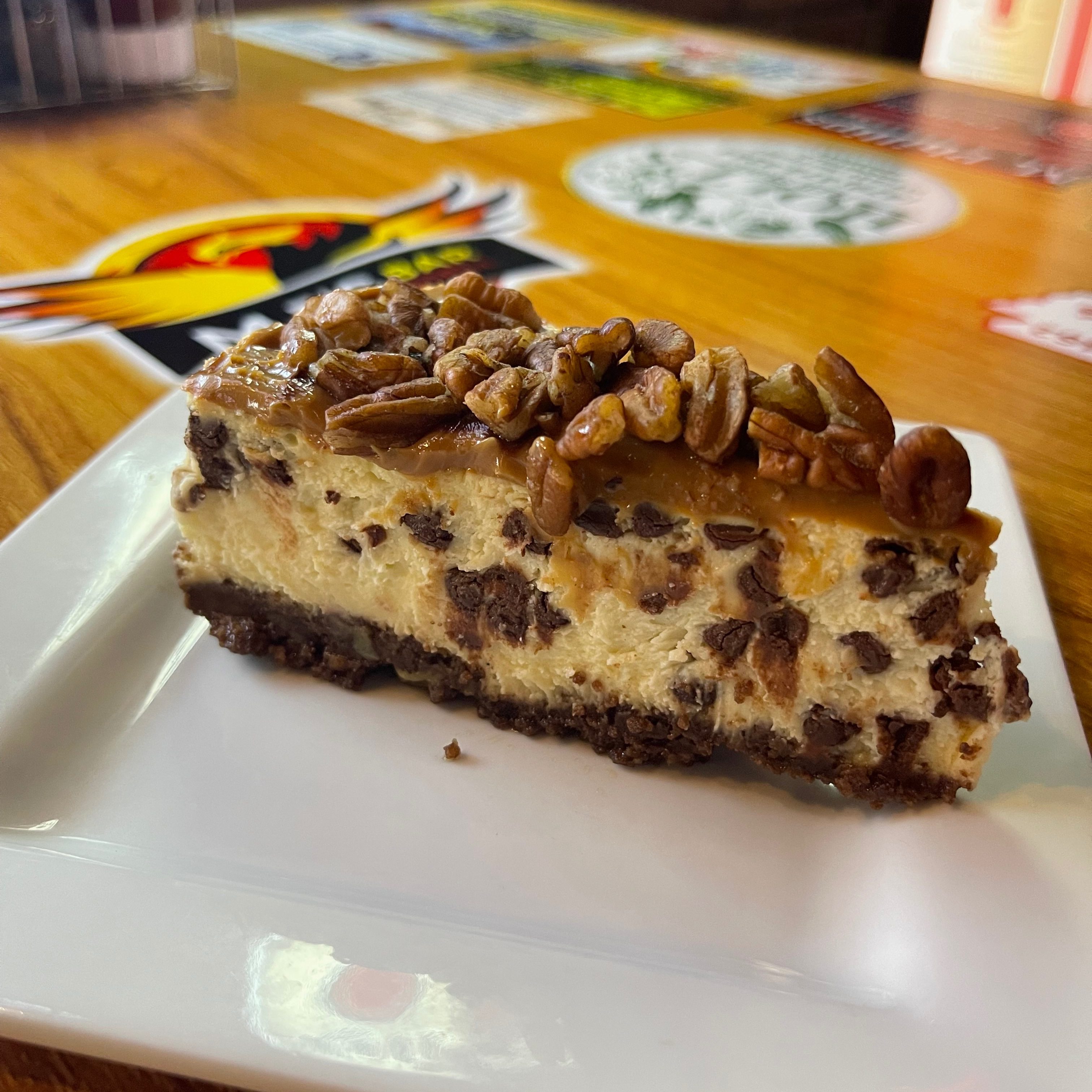 Turtle Cheesecake.