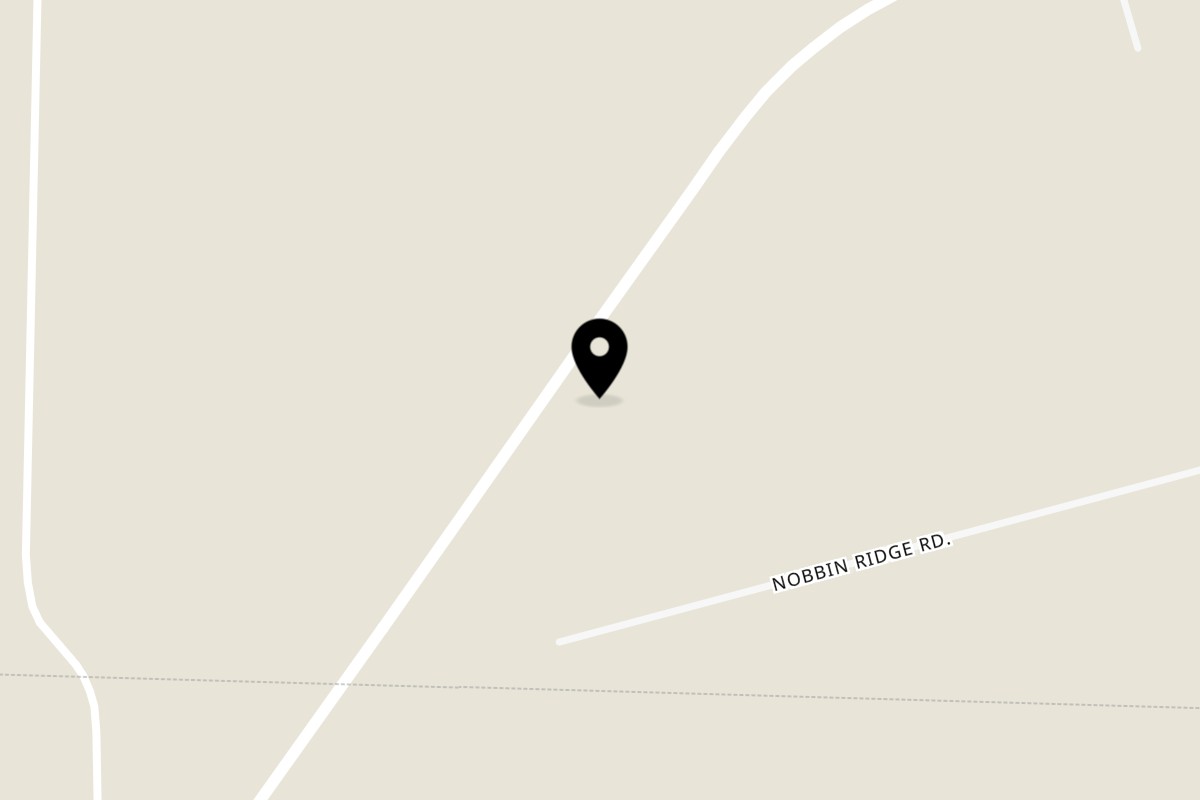 Map showing the location of MJ's Bar and Grill on 8300 AR-23 in Branch